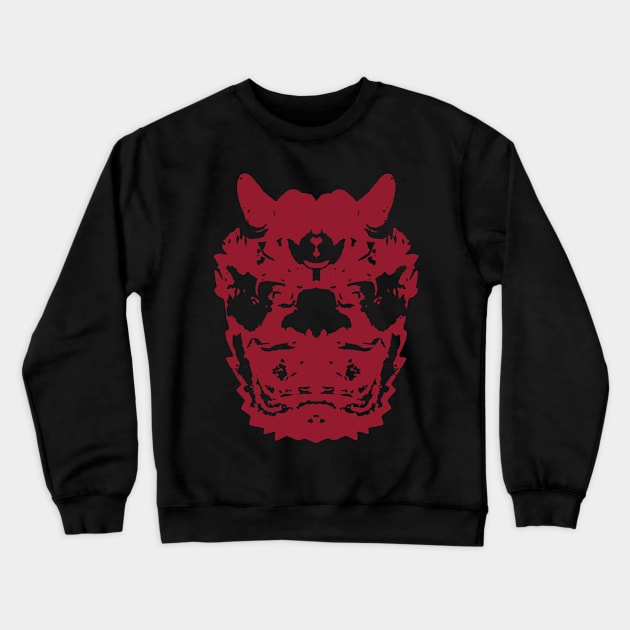 Oni Japanese Demon Crewneck Sweatshirt by Thrylos Store